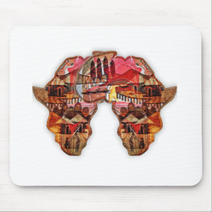 African Map: Celebrate the Season with Culture Mouse Pad
