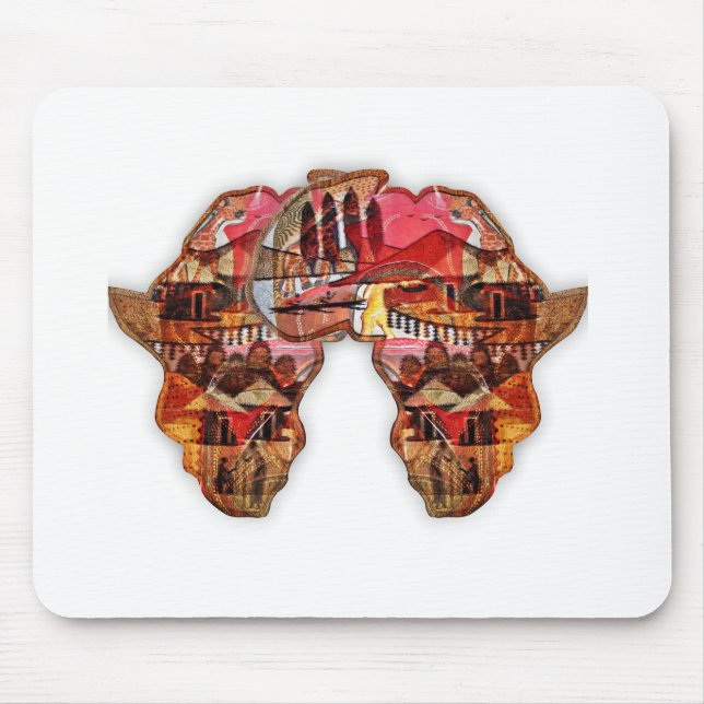 African Map: Celebrate the Season with Culture Mouse Pad (Front)