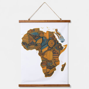 African Map Hanging Tapestry