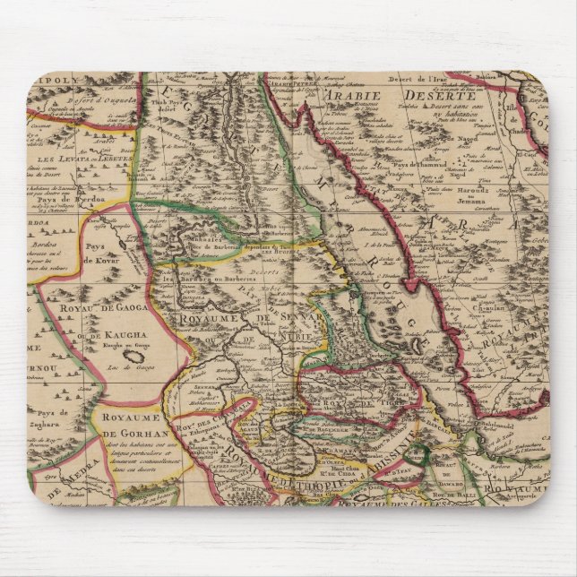 African map mouse pad (Front)