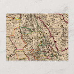 African map postcard