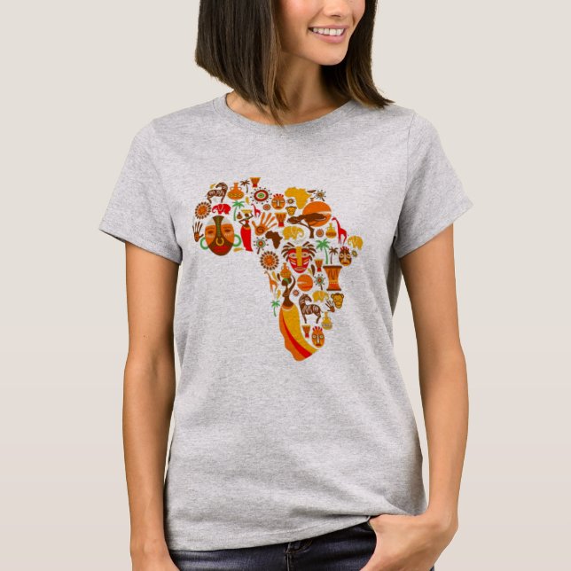 African map T-Shirt (Front)