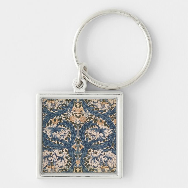 African Marigold' design, 1876 Key Ring (Front)