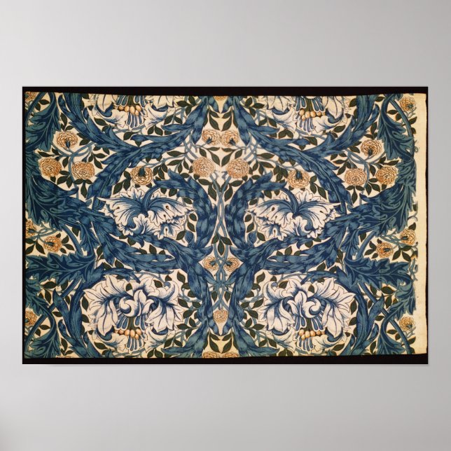 African Marigold' design, 1876 Poster (Front)