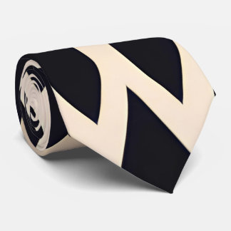 African Marocco Waves Geometric Gold Pattern Tie