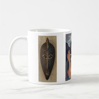 African Mask & African inspired picture. Coffee Mug