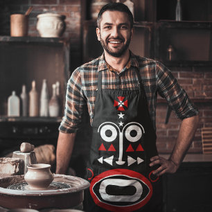 African Mask Apron