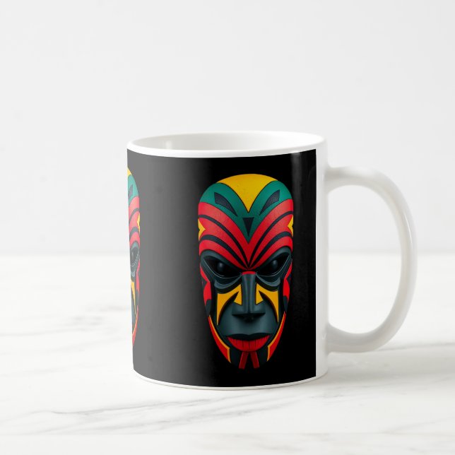 African Mask Coffee Mug (Right)