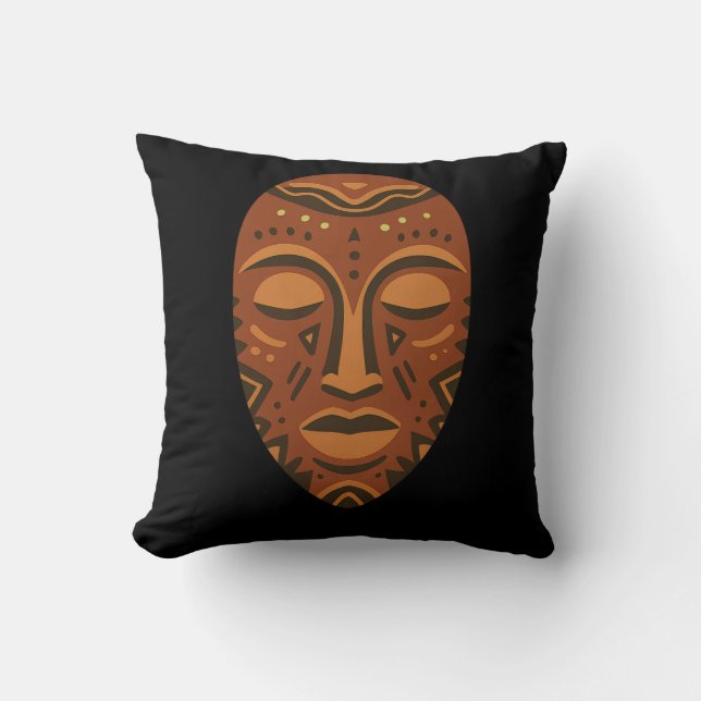 African mask cushion (Front)