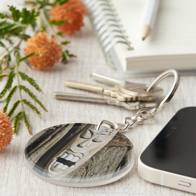 African Mask Key Chain (Front Right)