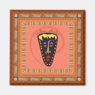 African mask magnet