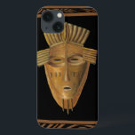 African Mask Painting by Chariklia Zarris iPhone 13 Case<br><div class="desc">Chariklia Zarris created this painting of an African mask. Many of these masks are used in ceremonies so a community of people can communicate with deceased ancestors or the spirits of animals. Bring a bit of traditional African culture into your home!</div>