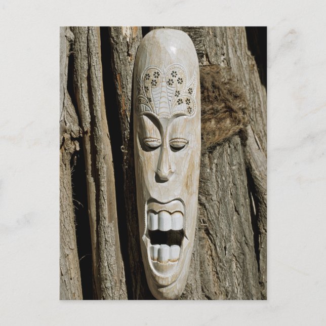 African Mask Postcard (Front)