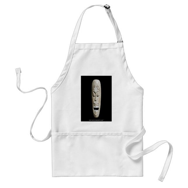 African Mask Standard Apron (Front)