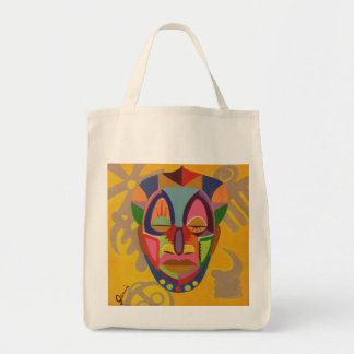 African Mask Tote Bag