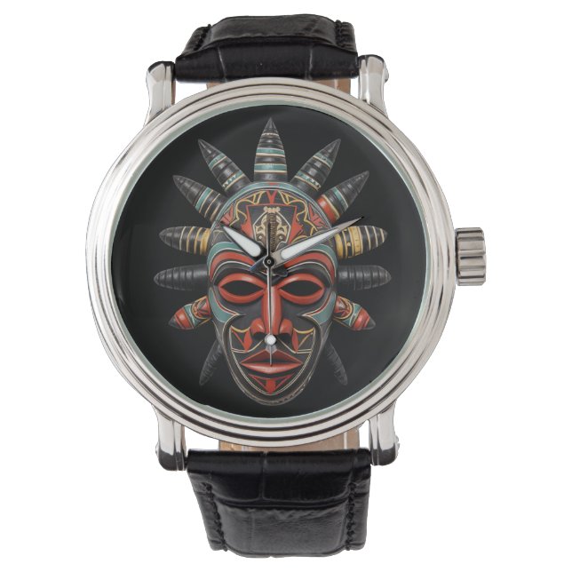 African Mask Watch (Front)