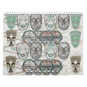 African Masks Calendar