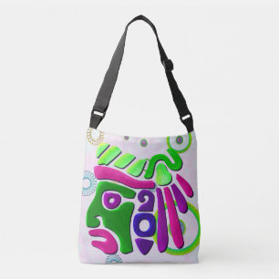 African Masks Celestial 3D Crossbody Bag