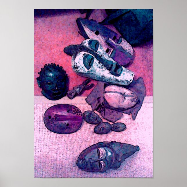 African Masks Poster (Front)