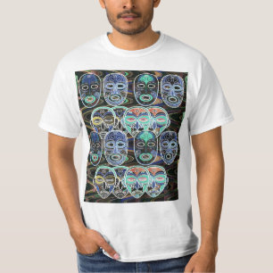 African Masks v1 T-Shirt