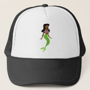 african mermaid trucker hat