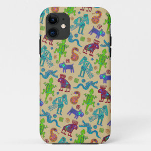 African Mexican Culture Primitive Tribal Pattern 1 iPhone 11 Case