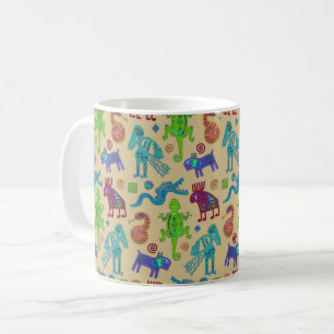 African Mexican Culture Primitive Tribal Pattern 1 Coffee Mug