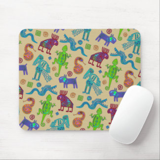 African Mexican Culture Primitive Tribal Pattern 1 Mouse Pad
