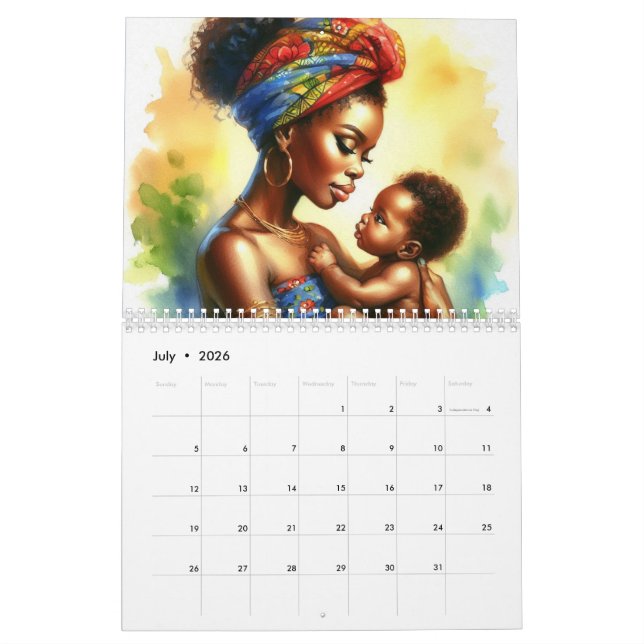 African Moms Calendar (Jul 2026)