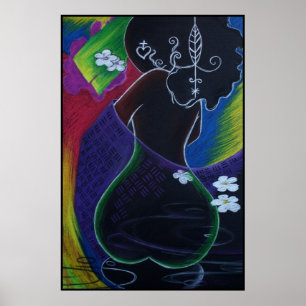 African Moon - Miami Deco Print