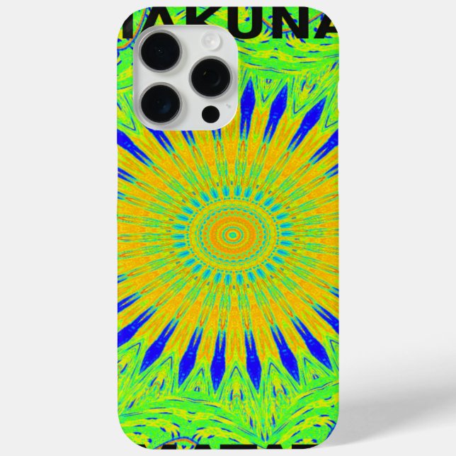 African Motif Design in Green and Gold Art Print Case-Mate iPhone Case (Back)