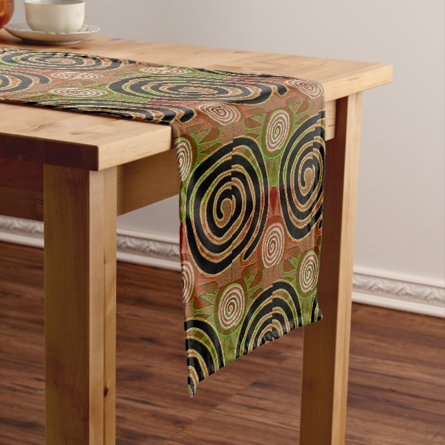 African Motif Short Table Runner (In Situ)