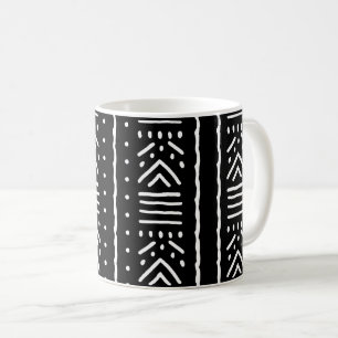 African Mud Cloth Design Drinking Mug