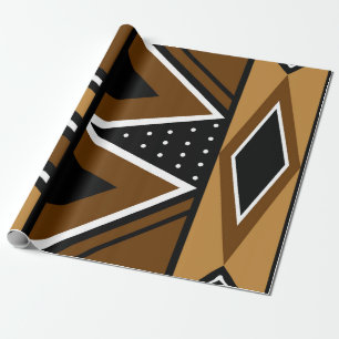 African Mud Cloth Gift Wrap