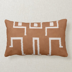 African Mud cloth Print look Lumbar Cushion