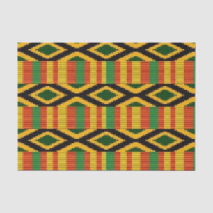 African Multi Colour Pattern Print Design Tissue Paper
