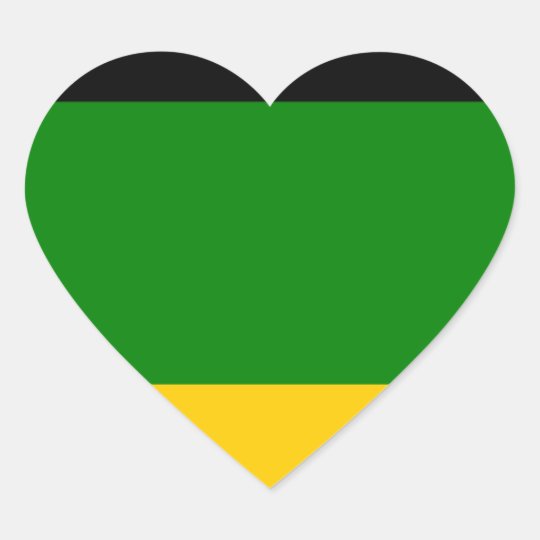 African National Congress ANC South Africa Heart Sticker