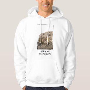 African Nope Rope - Puff Adder Snake Danger Hoodie