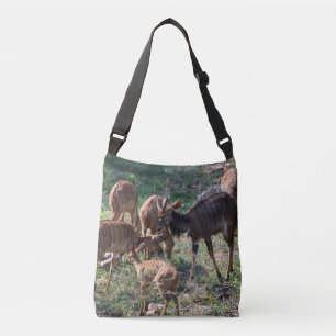 African Nyala Herd Outdoor Crossbody Bag