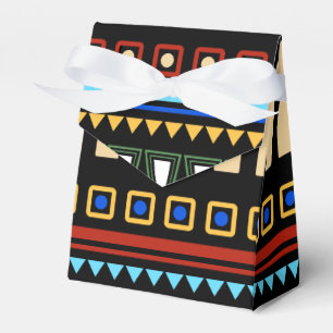African Ornaments Pattern Favour Box