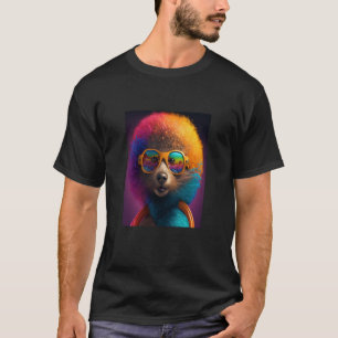 African Otter Pride Pop Black Afro Otter T-Shirt