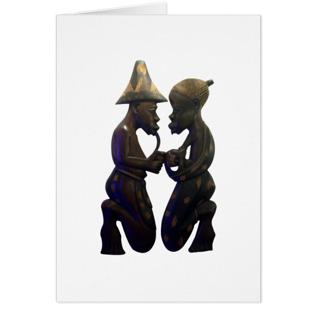 African Paired Hearts: A Lovely Beautiful Moment (Front)