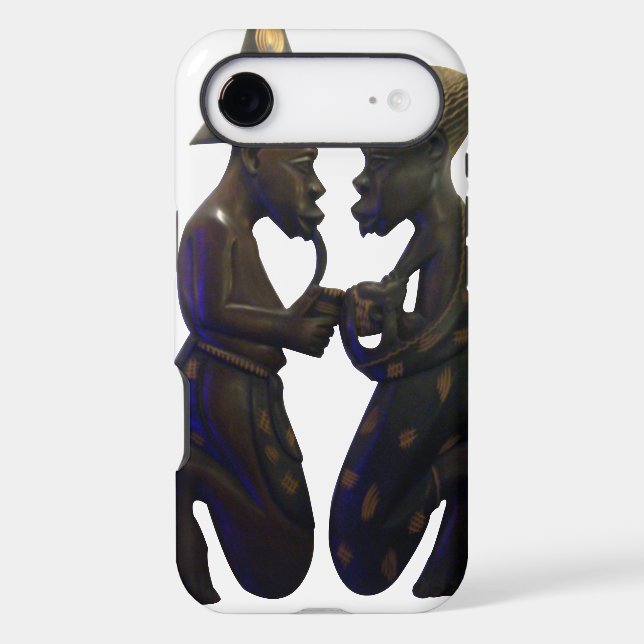 African Paired Hearts: A Lovely Beautiful Moment (Back)