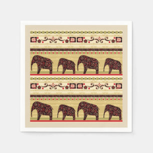 African patchwork napkin
