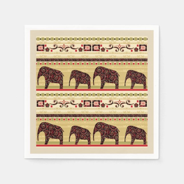 African patchwork napkin (Front)