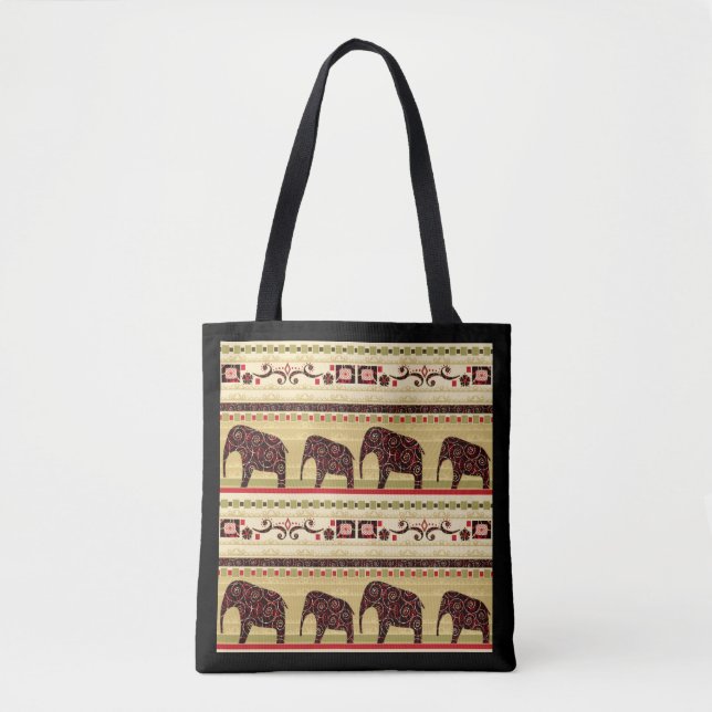 African patchwork tote bag (Front)