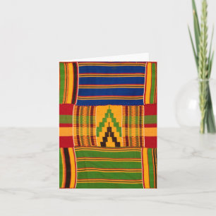 African Pattern Blank Card