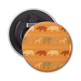 African pattern bottle opener