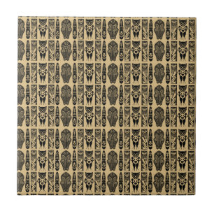 African Pattern Ceramic Tile