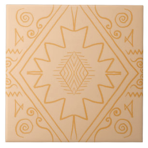 african pattern ceramic tile